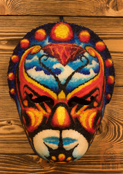 Бисерная маска  из папье-маше